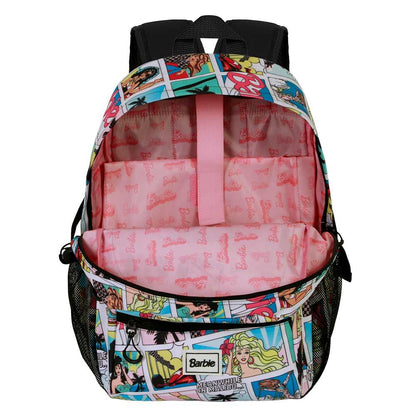 Mochila urbana Barbie Comic con estampado de viñetas y bolsillos - 4