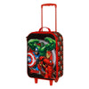 Maleta trolley infantil 3D de Los Vengadores con Hulk, Capitán América e Iron Man
