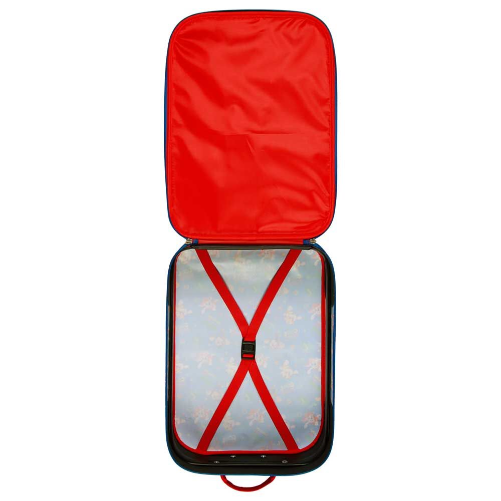 Maleta trolley infantil Paw Patrol azul con relieve frontal y asa roja - 2