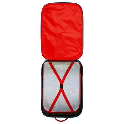 Maleta trolley infantil Paw Patrol azul con relieve frontal y asa roja - 2