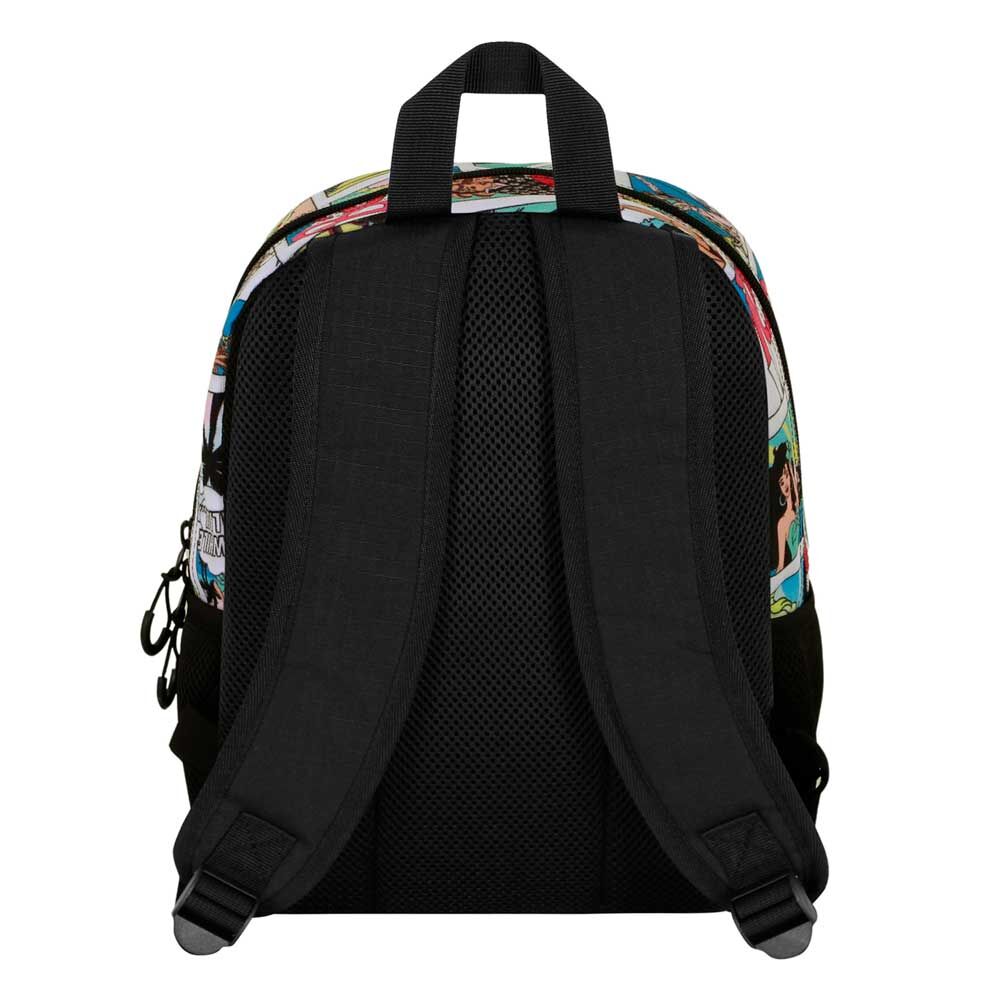 Mochila pequeña Barbie Comic multicolor con bolsillos laterales de malla - 3