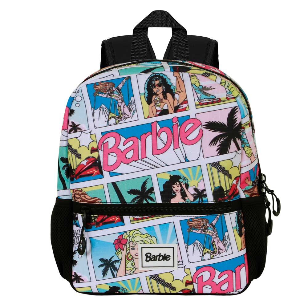 Mochila pequeña Barbie Comic multicolor con bolsillos laterales de malla - 4