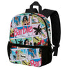 Mochila pequeña Barbie Comic multicolor con bolsillos laterales de malla