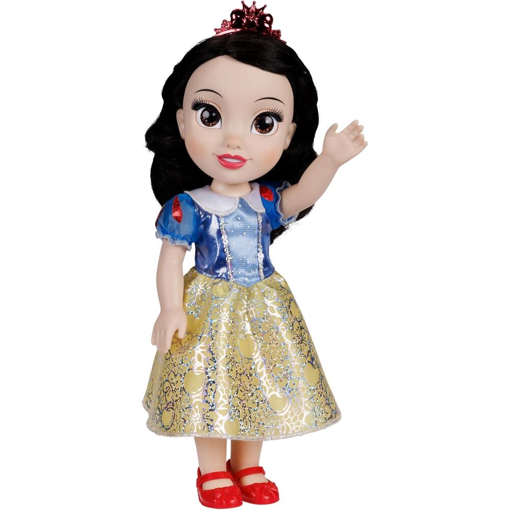 Muñeca Disney de Blancanieves de 38 cm con vestido azul y dorado y accesorio espejo - 3