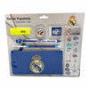 Set de papelería Real Madrid de 7 piezas en azul