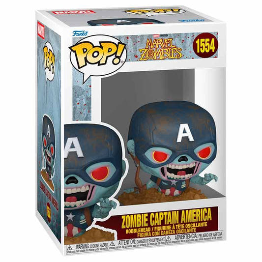 Figura Funko POP! Marvel Zombies de Capitán América - 2
