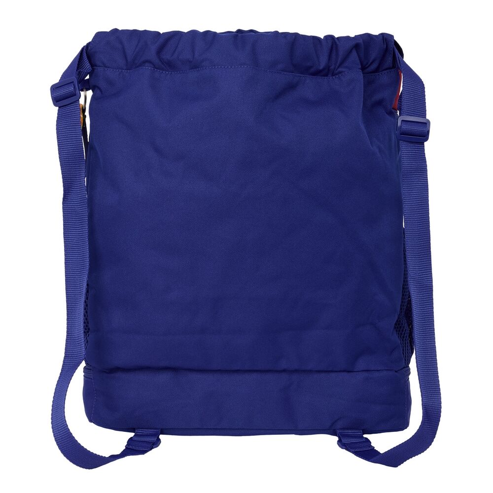 Saco mochila azulgrana del F.C. Barcelona con escudo y bolsillos laterales - 4