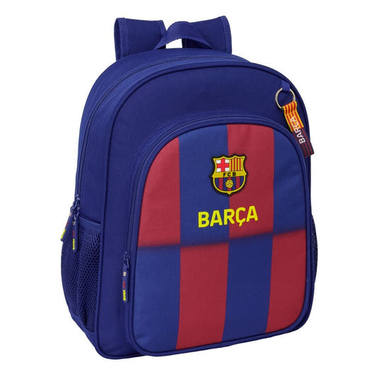 Mochila escolar F.C. Barcelona azul y grana de 38 cm