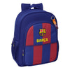 Mochila escolar F.C. Barcelona azul y grana de 38 cm