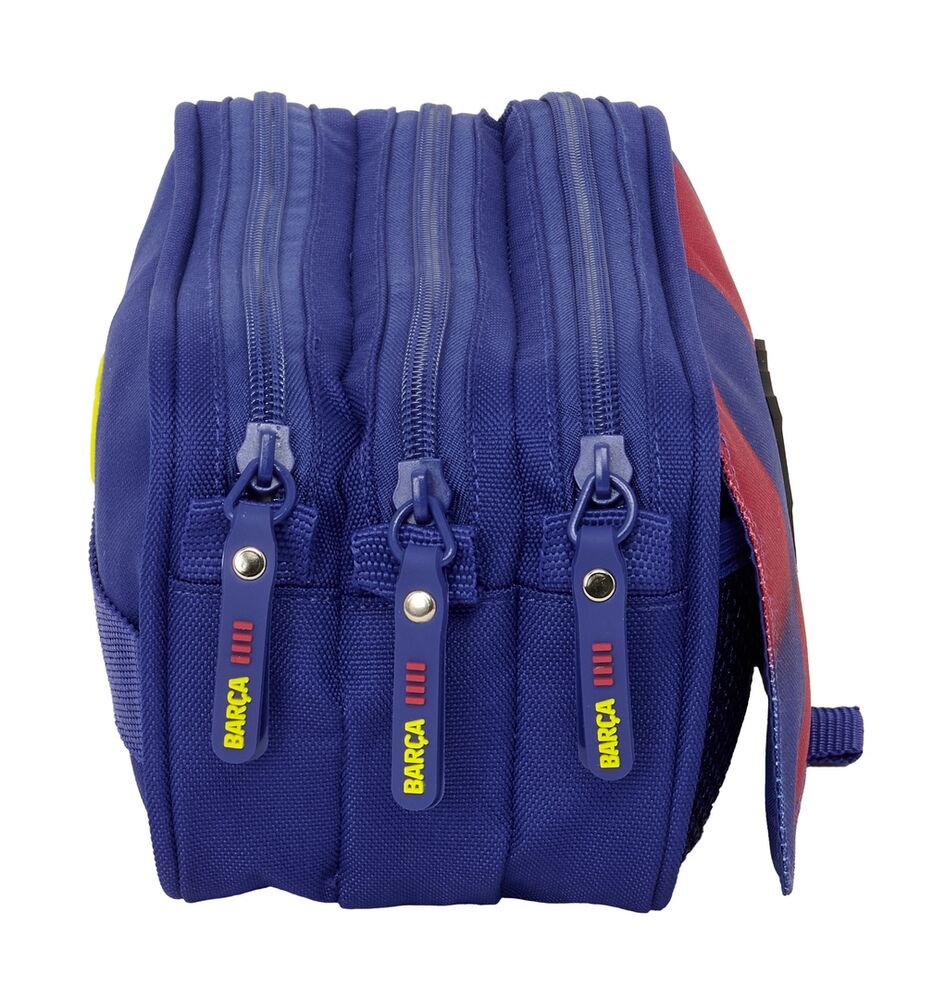 Portatodo triple F.C. Barcelona 25/26 azul y granate - 2