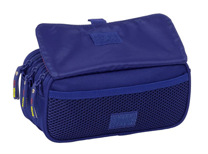 Portatodo triple F.C. Barcelona 25/26 azul y granate - 3