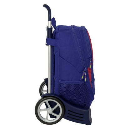 Trolley Evolution F.C. Barcelona azul y granate con mochila extraíble - 2