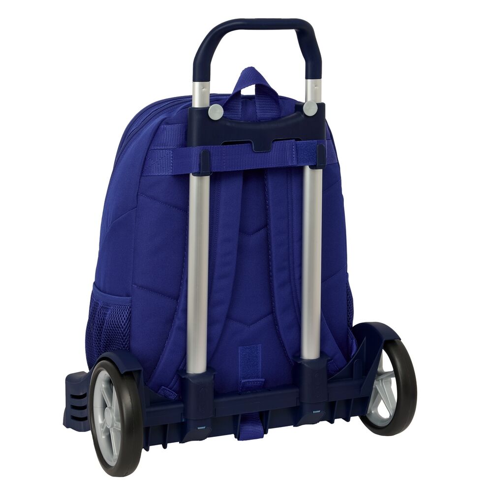 Trolley Evolution F.C. Barcelona azul y granate con mochila extraíble - 3