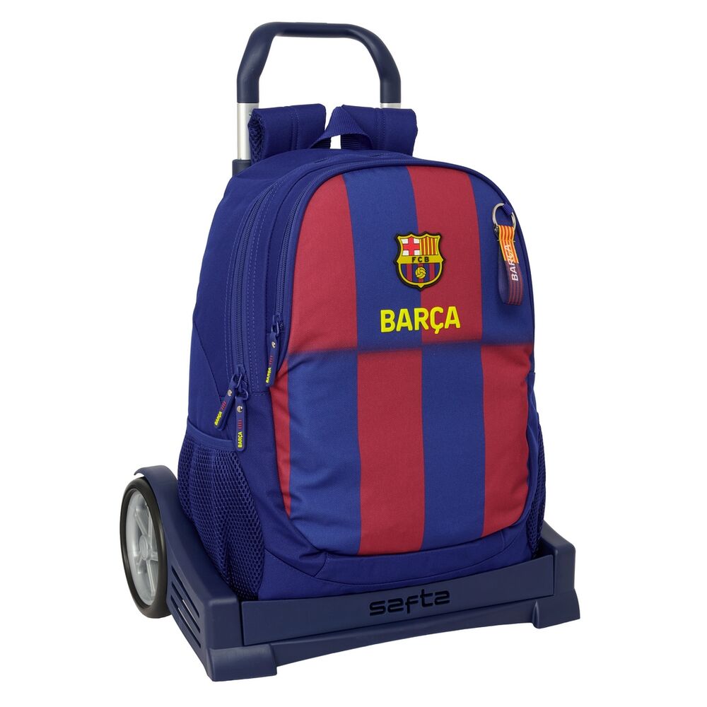 Trolley Evolution F.C. Barcelona azul y granate con mochila extraíble