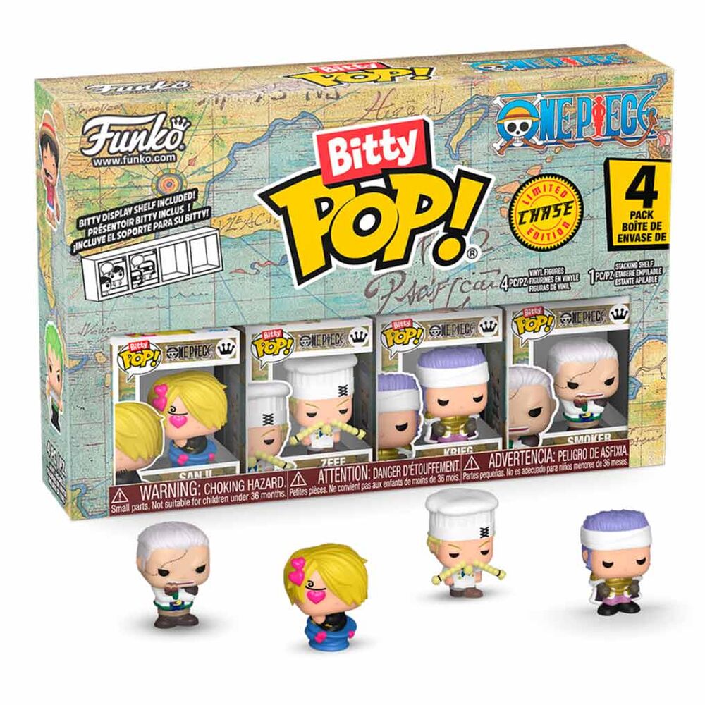 Blister FUNKO de 4 figuras Bitty POP! de One Piece - 5