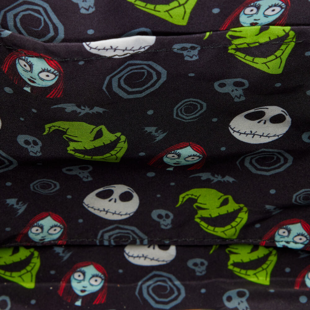 Bolso negro Loungefly de Jack Skellington con rayas blancas - 6