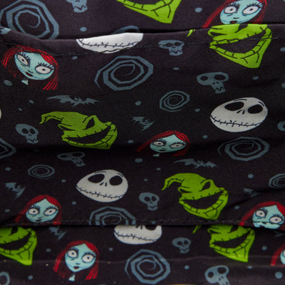 Bolso negro Loungefly de Jack Skellington con rayas blancas - 6
