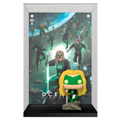 Figura Funko POP! Comic Covers de Linterna Verde en caja expositora