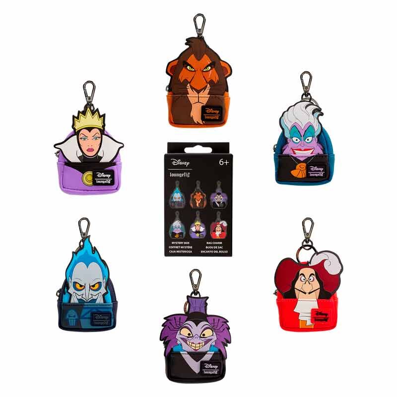 Llavero mini mochila Loungefly Disney Villanas surtido