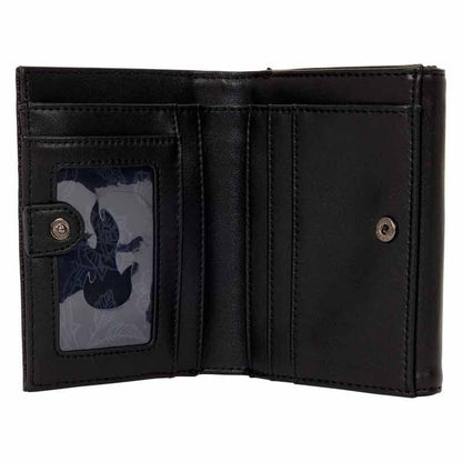 Cartera negra Loungefly de Disney Villanas con ilustraciones tonales - 3