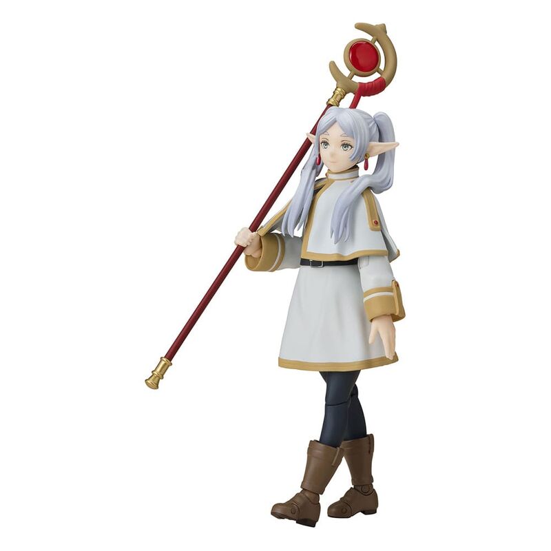 Figura S.H.Figuarts de Frieren con bastón, 12 cm