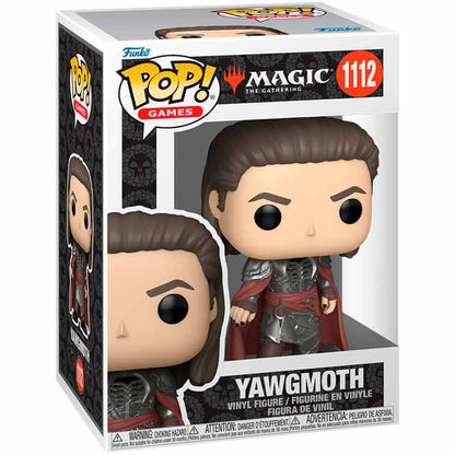 Figura Funko POP! de Yawgmoth con armadura gris y capa roja - 2