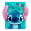 Diario secreto Stitch Disney con portada de peluche 3D turquesa