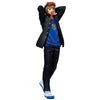 Figura Ichibansho de Sougo de Gintama con abrigo negro y camiseta azul