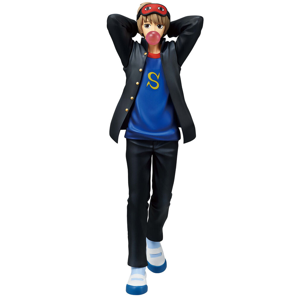 Figura Ichibansho de Sougo de Gintama con abrigo negro y camiseta azul - 2