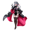 Figura Ichibansho de Modernia con atuendo negro y capa roja