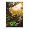 Póster vertical de I Am Groot de Marvel en un bosque