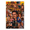 Póster ilustrado de las películas de Quentin Tarantino