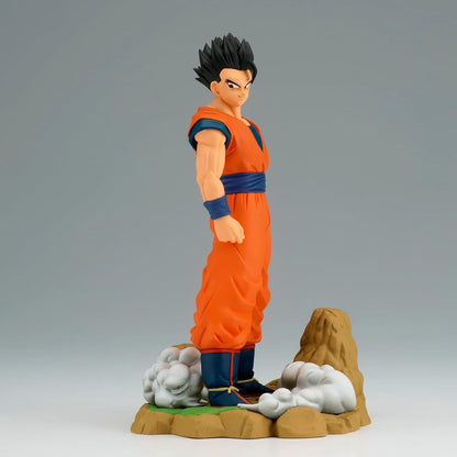 Figura de Son Gohan de Dragon Ball Z con base rocosa y nubes - 4