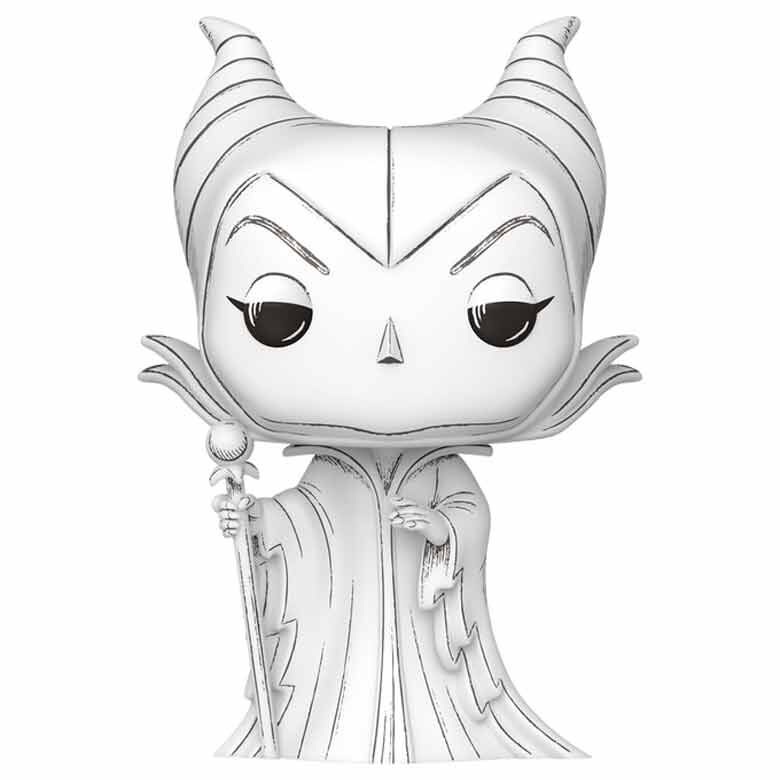 Figura Funko POP de Maléfica con bastón y cuernos