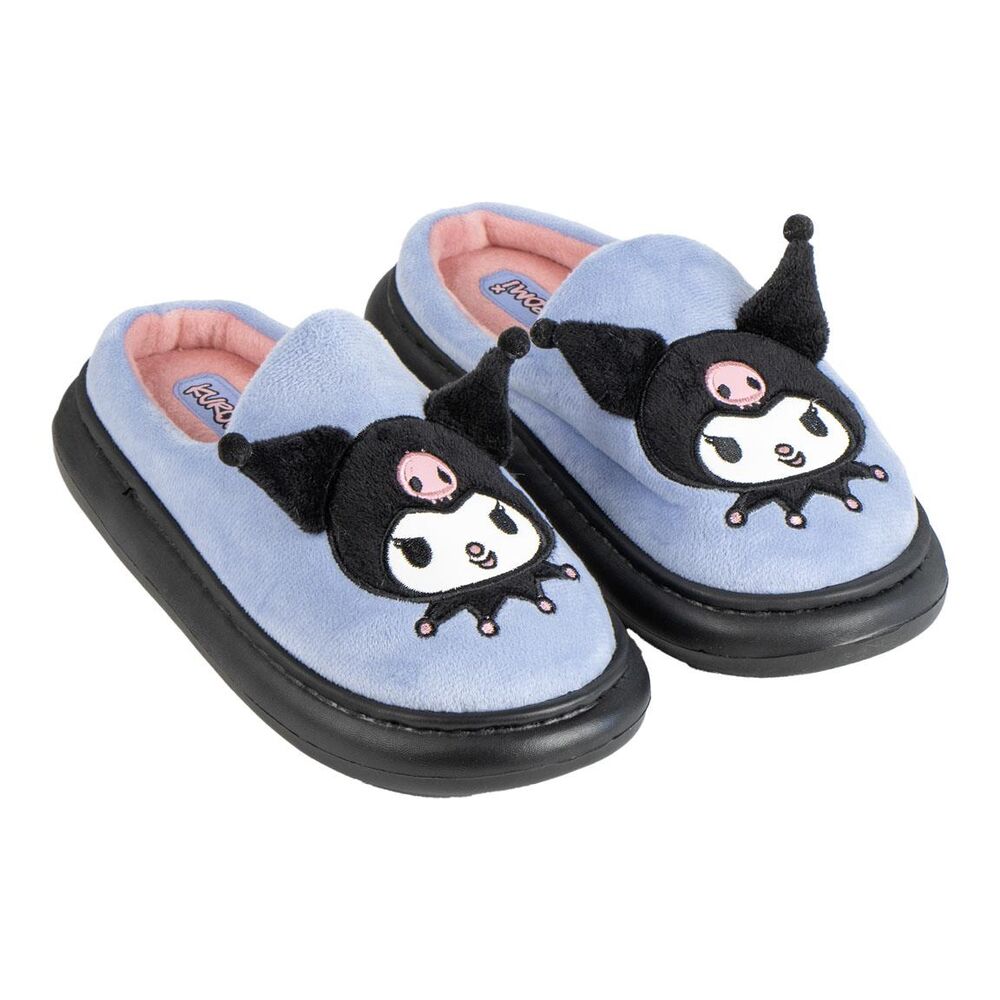Pantuflas de adulto Kuromi Hello Kitty en color lila
