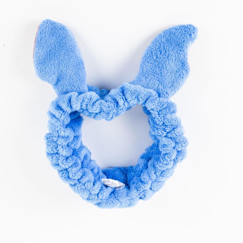 Diadema azul de maquillaje Stitch Disney con orejas - 2