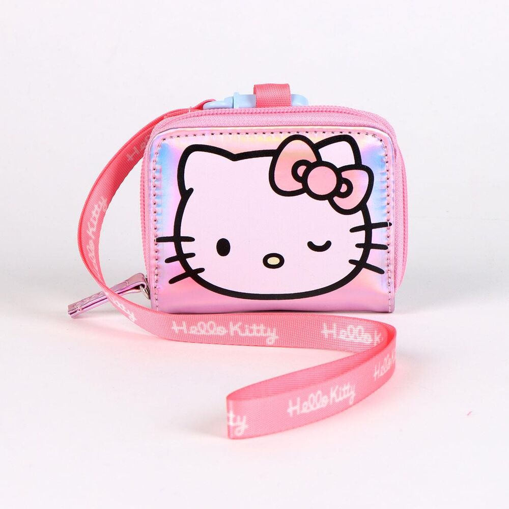 Monederos surtidos Hello Kitty y Friends con acabado iridiscente - 4
