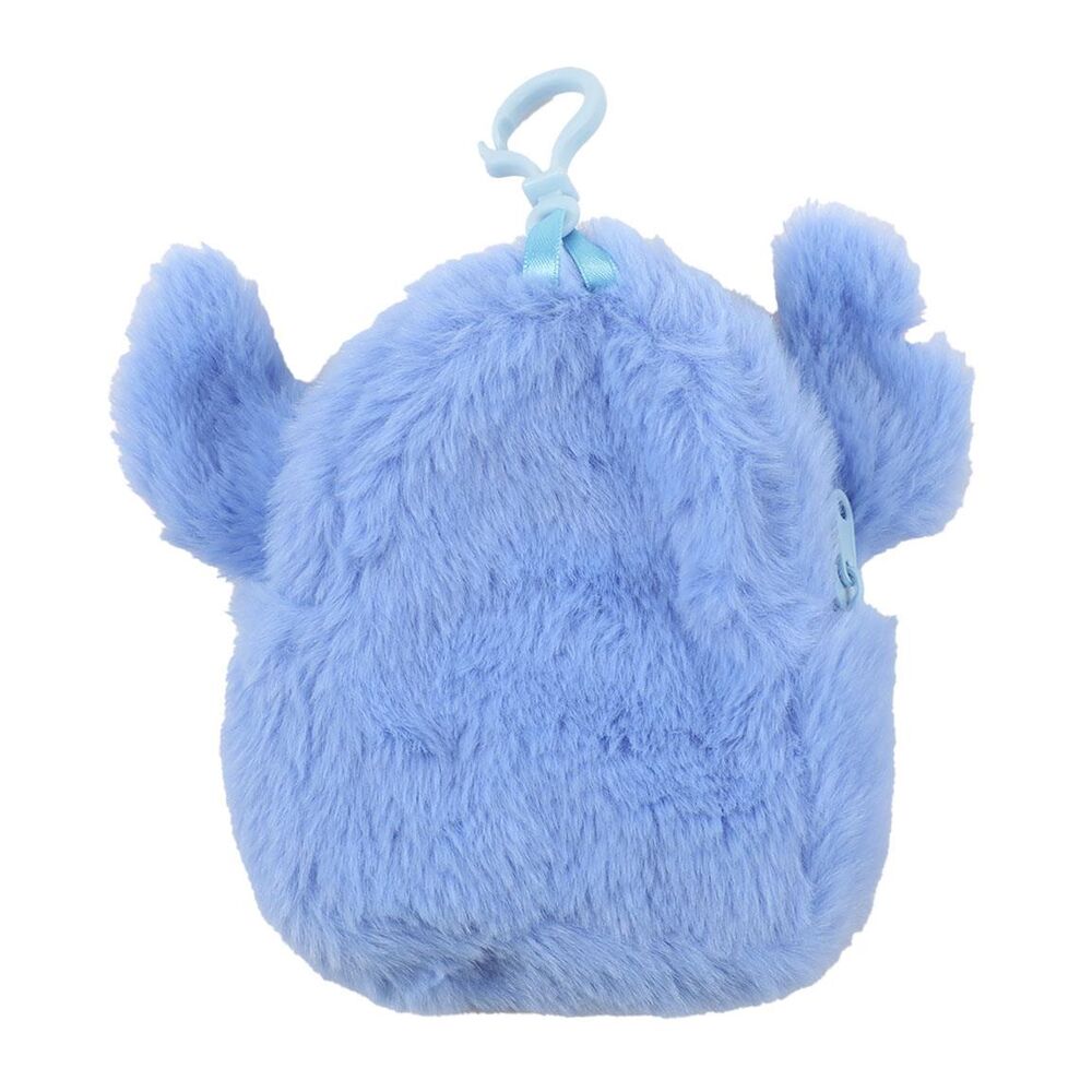 Monedero de peluche azul de Stitch Disney con mosquetón - 2