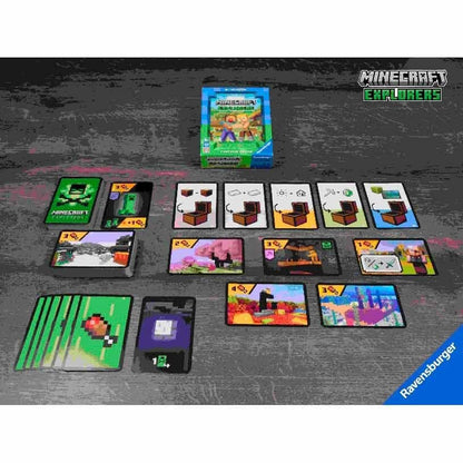 Caja del juego de cartas cooperativo Minecraft Explorers de Ravensburger - 2