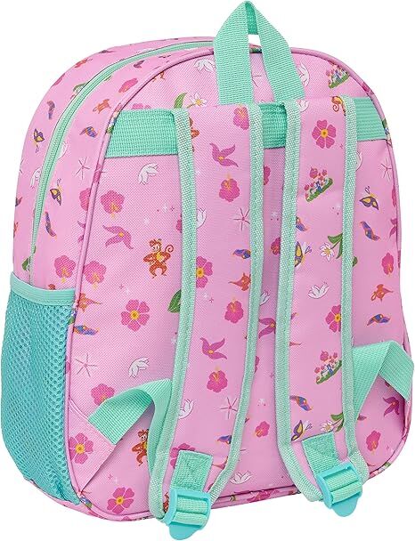 Mochila rosa 3D de Jasmine de Aladdin Disney - 3