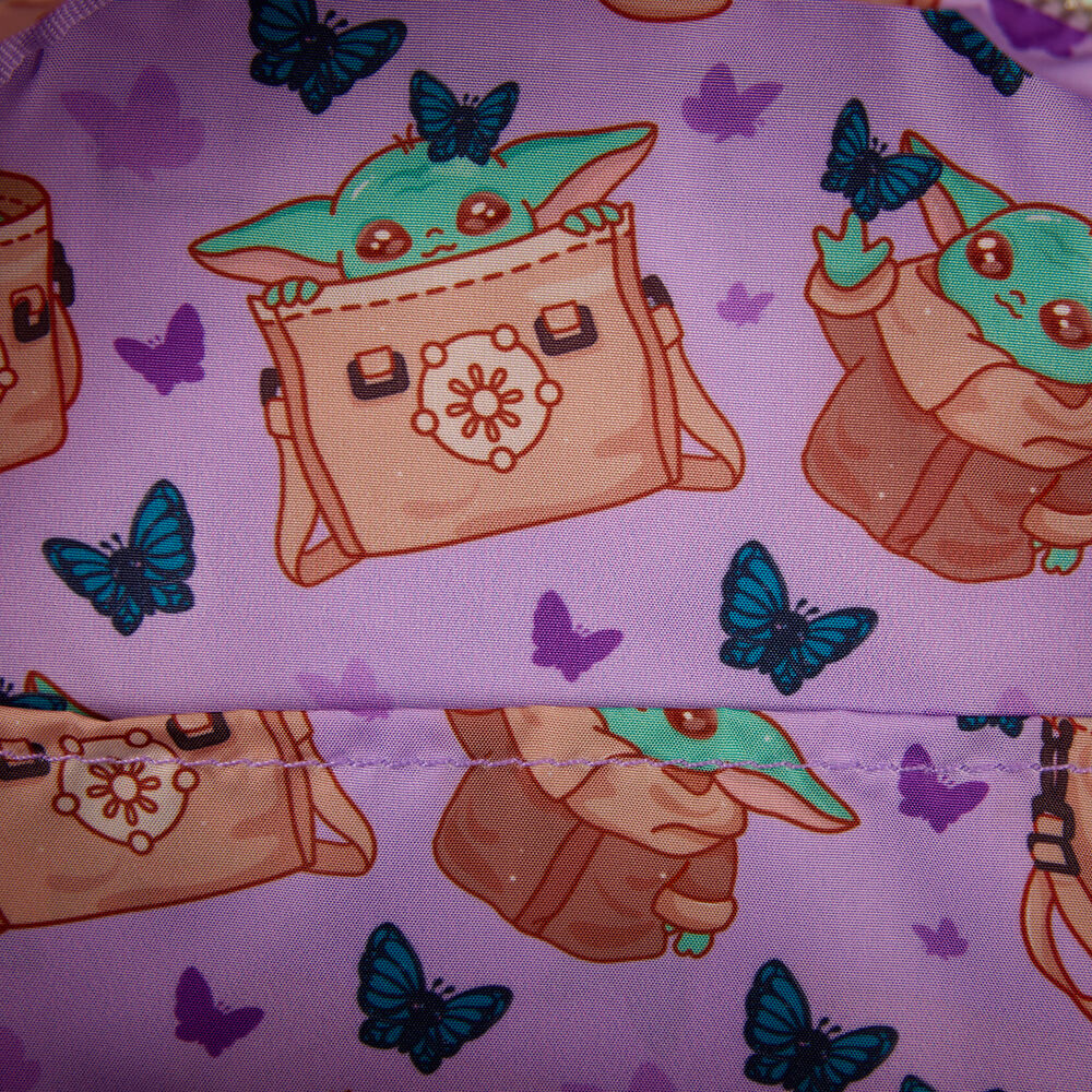 Mochila Loungefly de Grogu Star Wars en color morado - 4