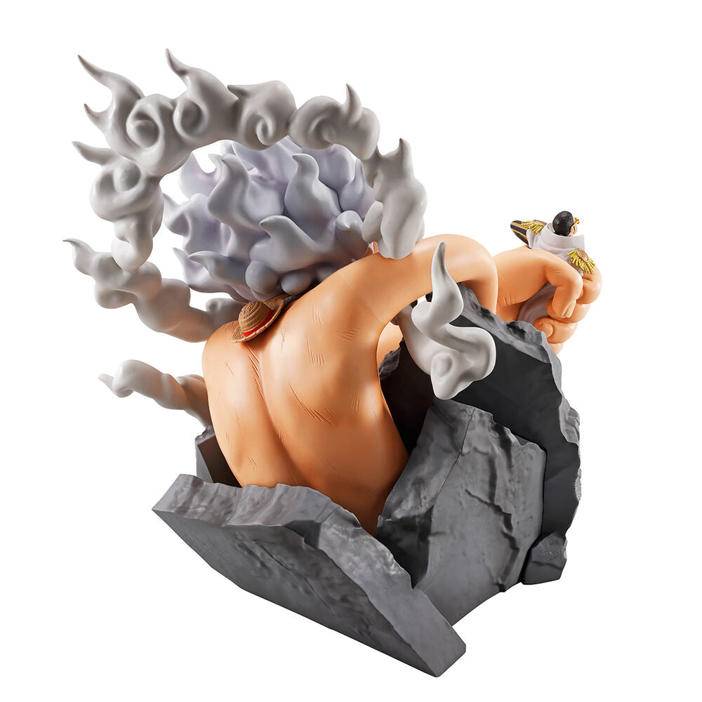 Figura One Piece de Luffy Gear 5 y Borsalino - 4