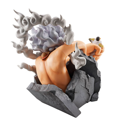 Figura One Piece de Luffy Gear 5 y Borsalino - 4