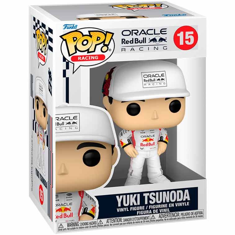 Figura Funko POP de Yuki Tsunoda con uniforme Oracle Red Bull Racing - 2