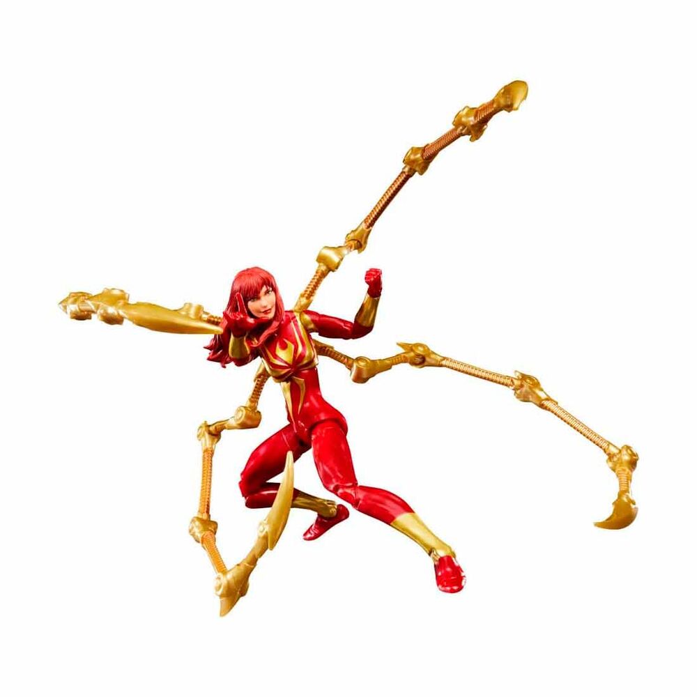 Figura Mary Jane Watson Iron Spider de Marvel Legends con carta de Magic: The Gathering - 2