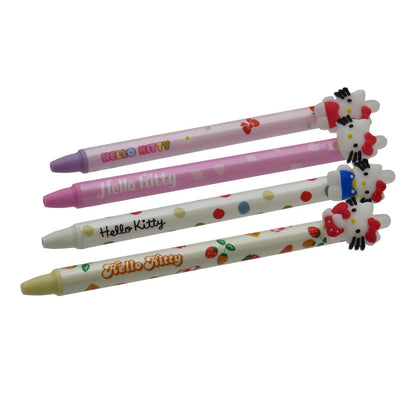 Bolígrafos borrables retráctiles Hello Kitty de gel azul en diseños surtidos - 2