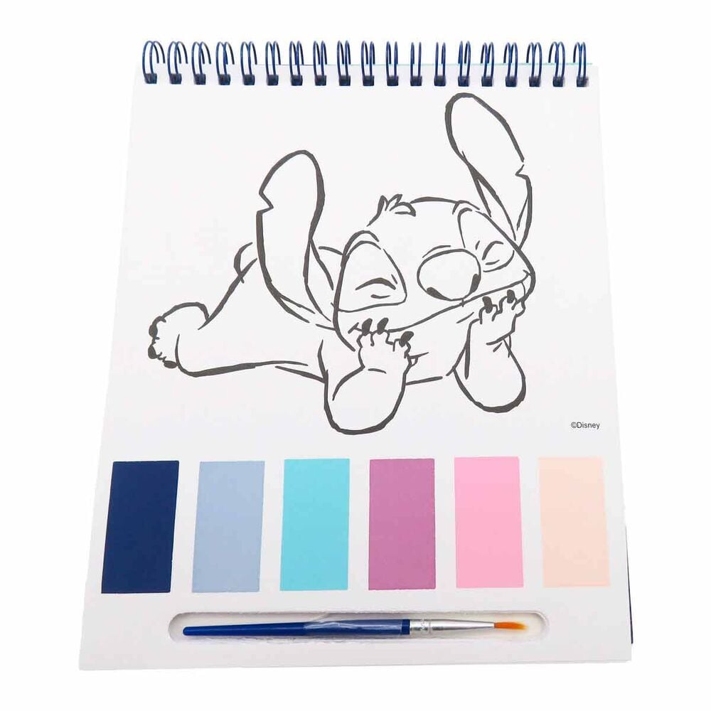 Bloc de dibujo con acuarelas Disney Stitch - 2