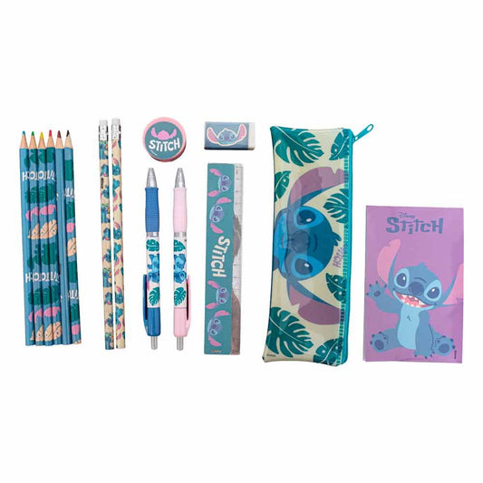 Set de papelería Stitch Disney con cuaderno, estuche y útiles escolares - 2
