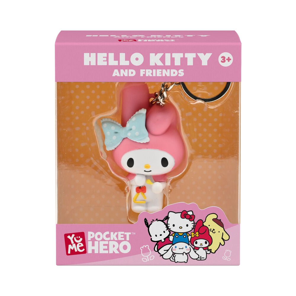 Llavero figura Hello Kitty y Friends surtido con cadena metálica - 13