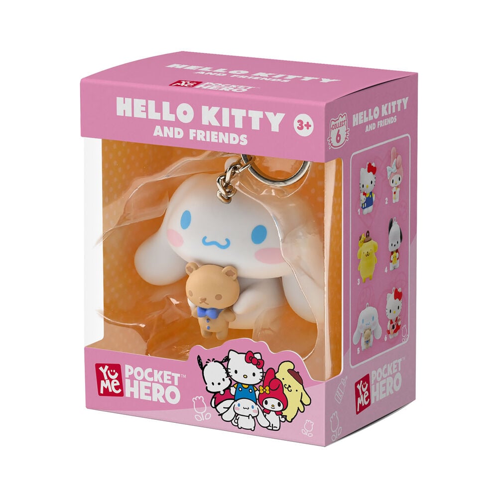 Llavero figura Hello Kitty y Friends surtido con cadena metálica - 20